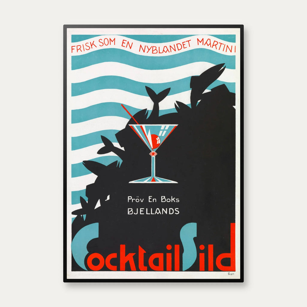 Cocktailsild - Reklameplakat fra 1930 – billede 1