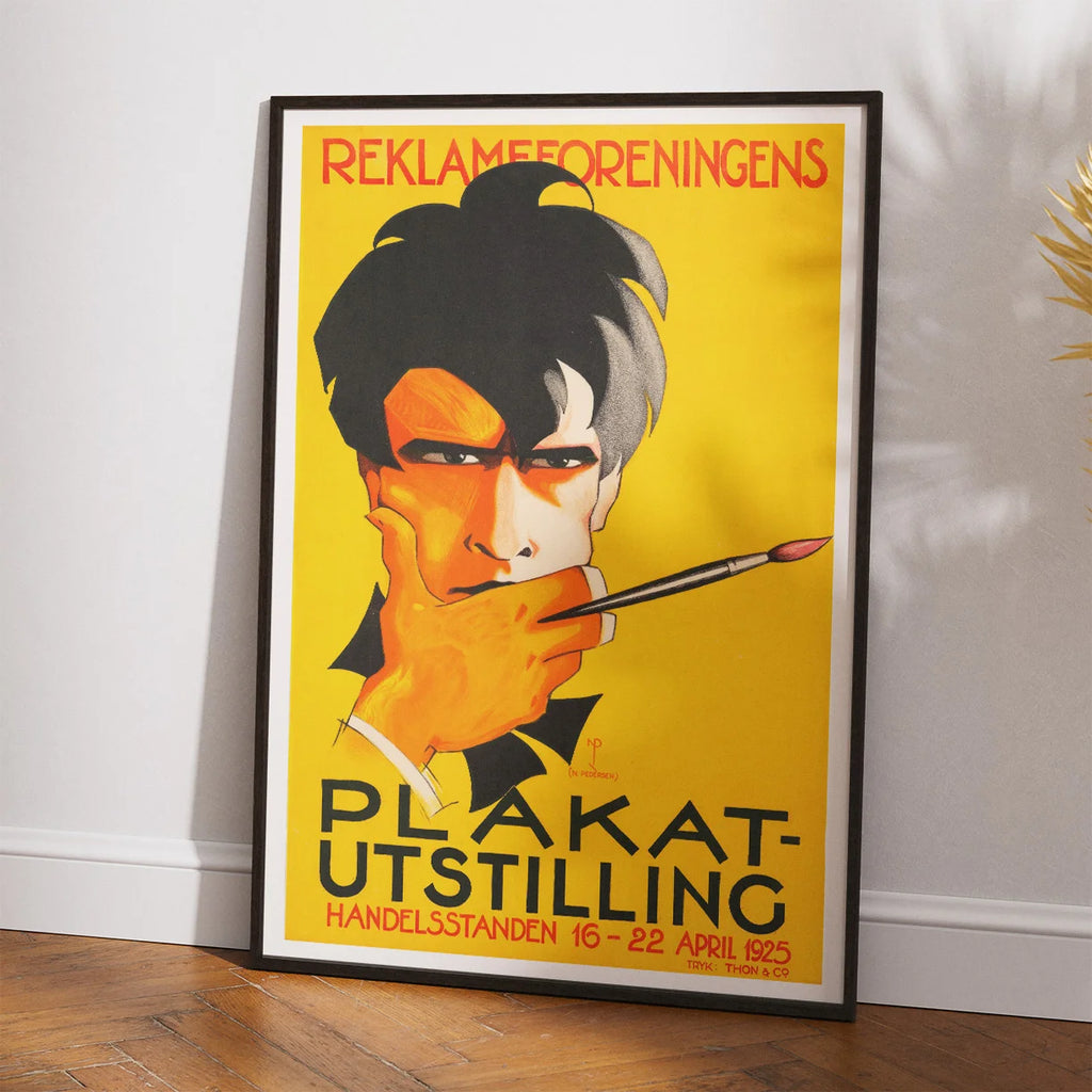 Reklameforeningens plakatudstilling 1925 - Vintage plakat – billede 2