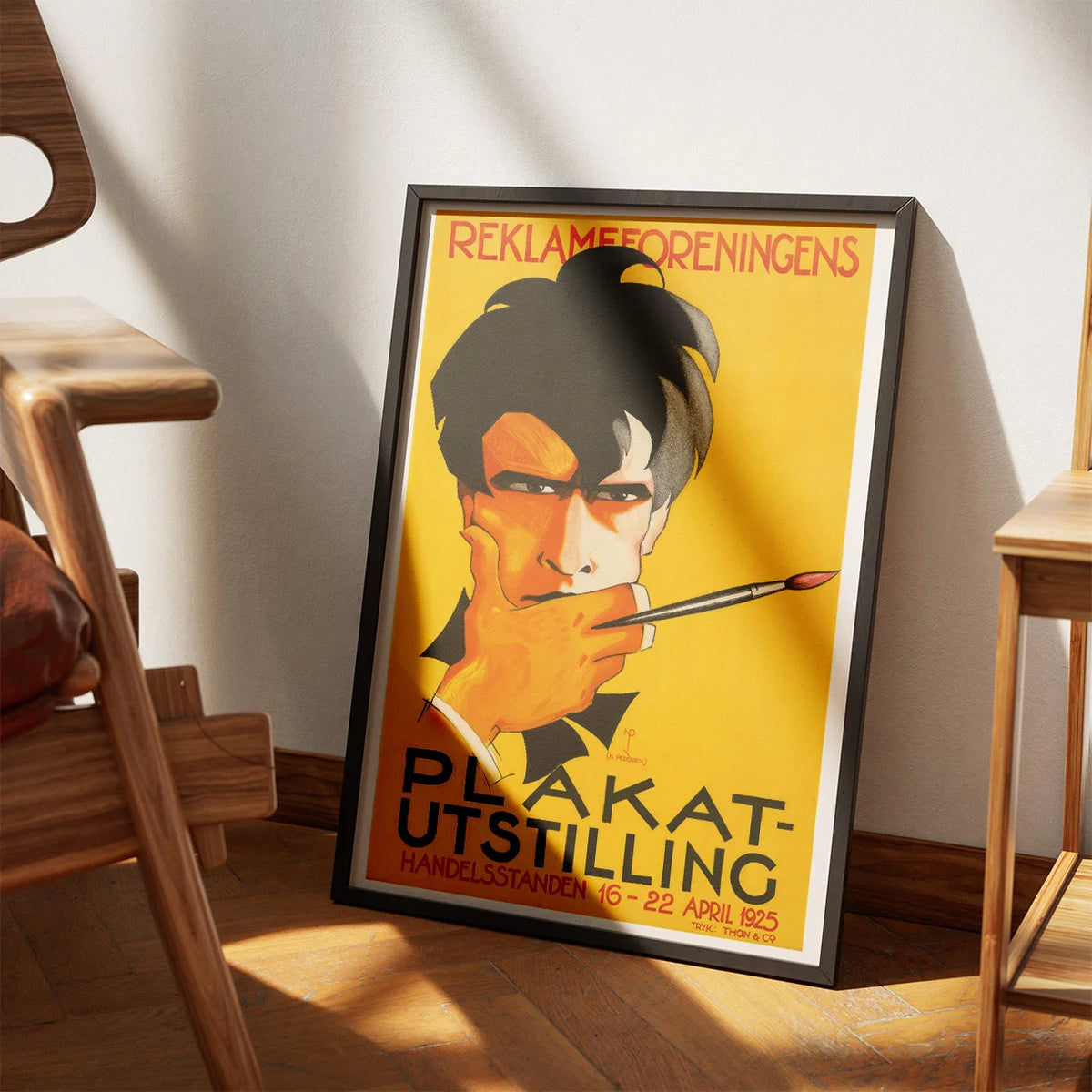 Reklameforeningens plakatudstilling 1925 - Vintage plakat – billede 3