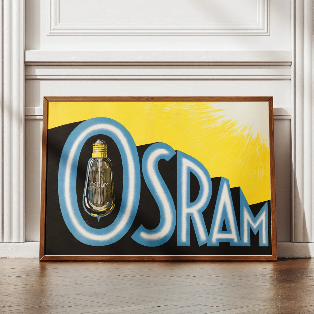 Osram - Reklameplakat fra 1920'erne – billede 2
