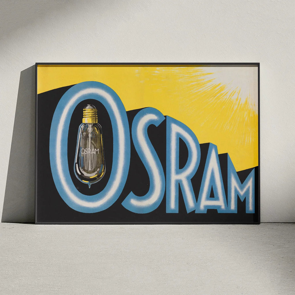 Osram - Reklameplakat fra 1920'erne – billede 3