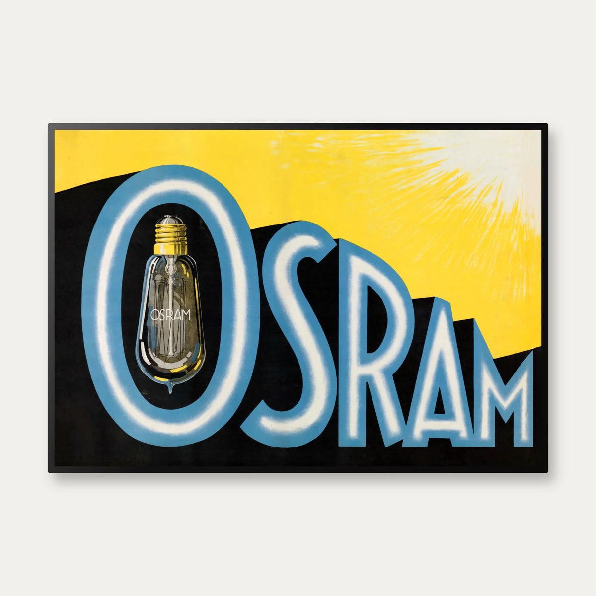 Osram - Reklameplakat fra 1920'erne – billede 1