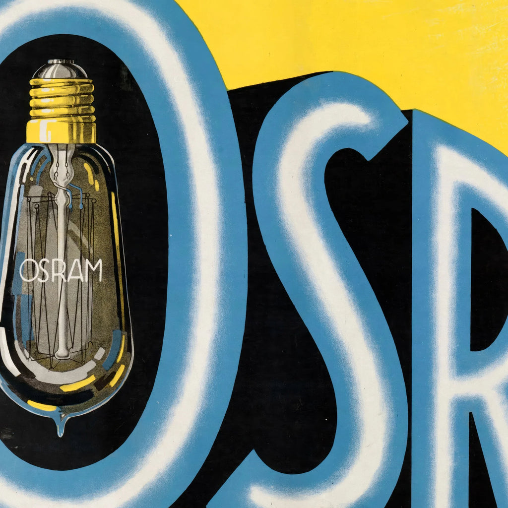 Osram - Reklameplakat fra 1920'erne – billede 4