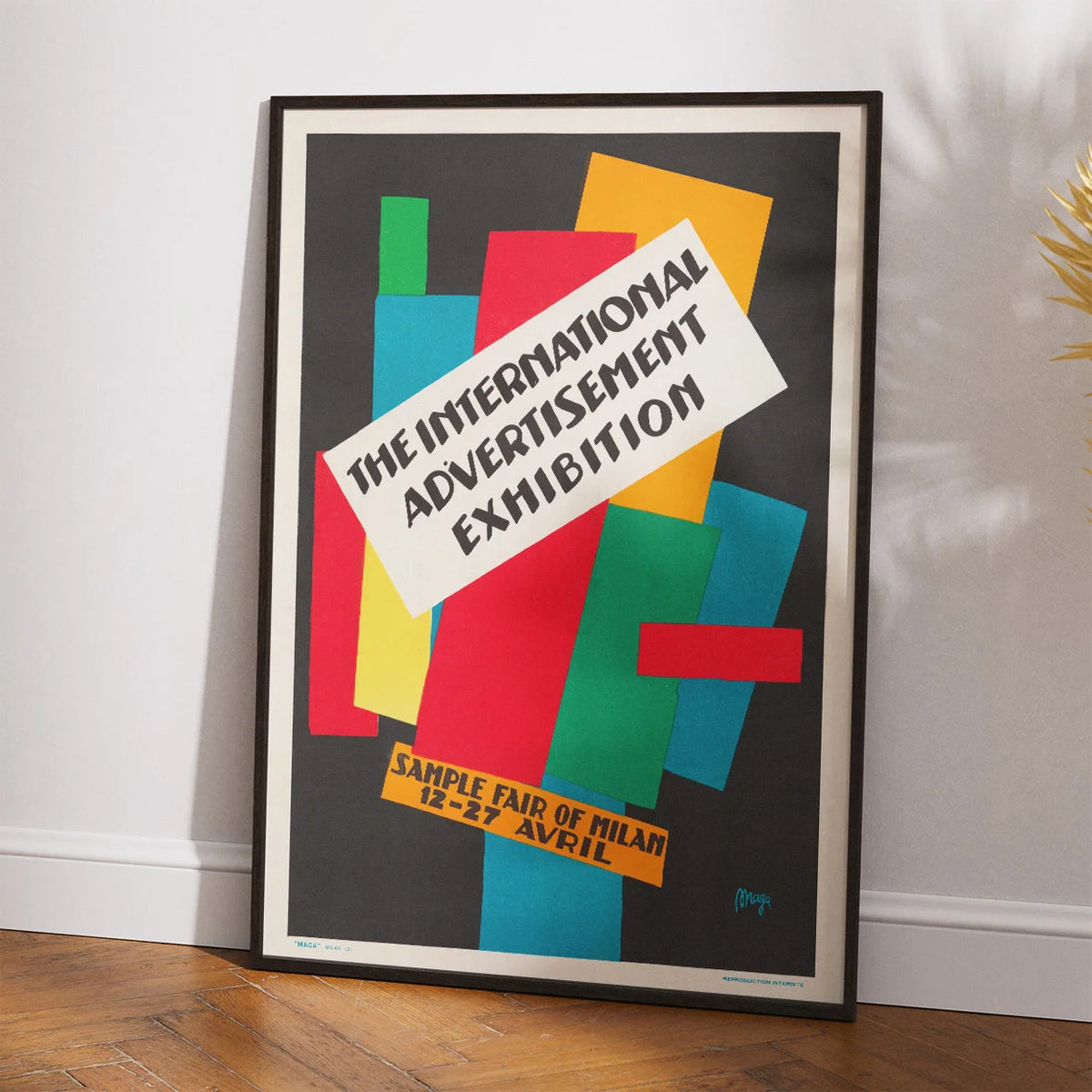 The International Advertisement Exhibition - Milano 1930 - Vintage plakat – billede 2