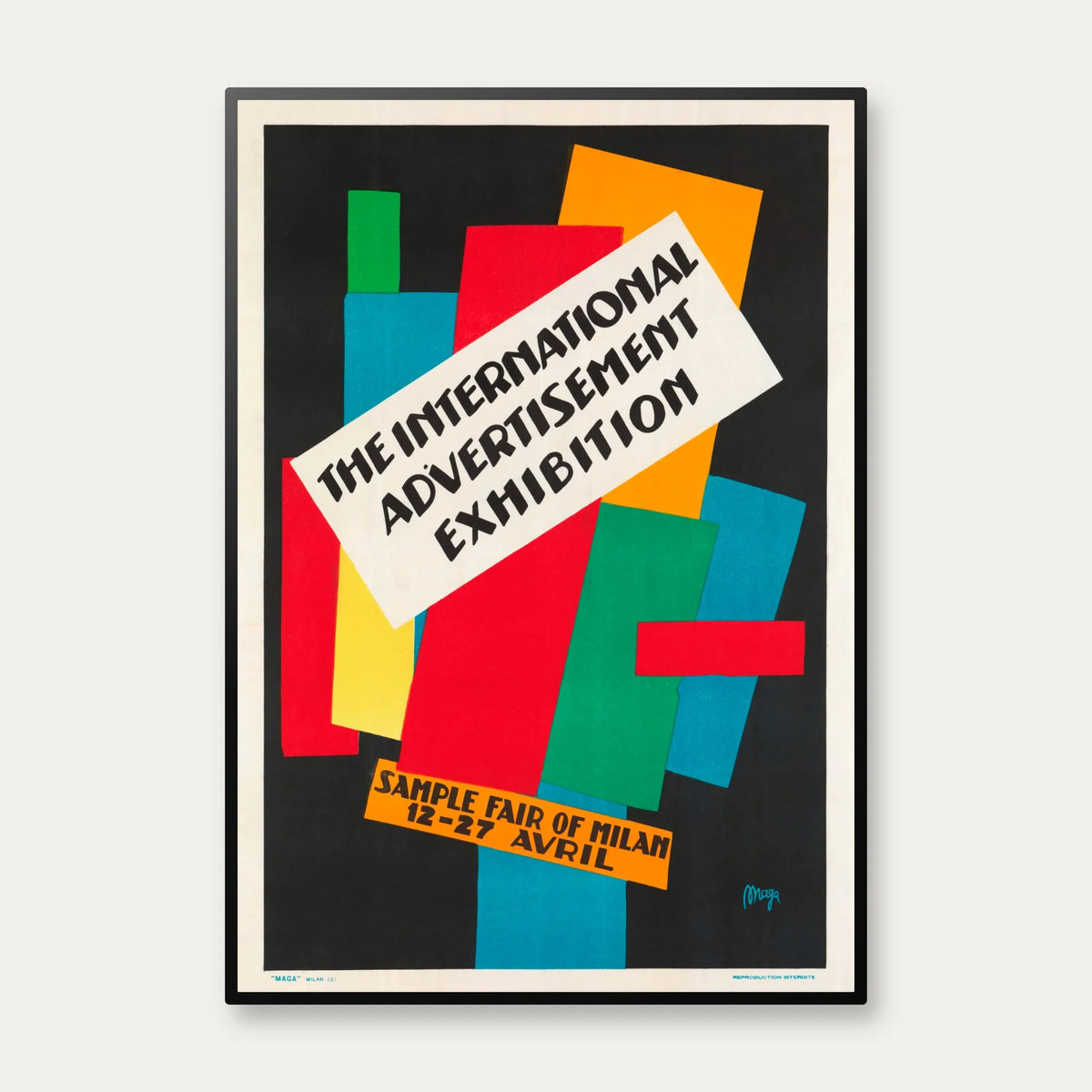 The International Advertisement Exhibition - Milano 1930 - Vintage plakat – billede 1