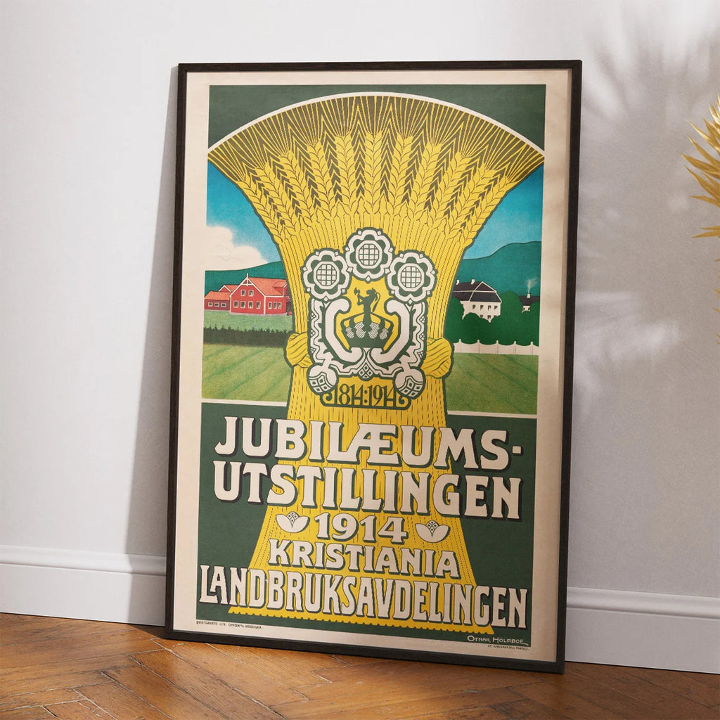 Jubilæumsudstillingen i Kristiania 1914 - Norsk udstillingsplakat – billede 2