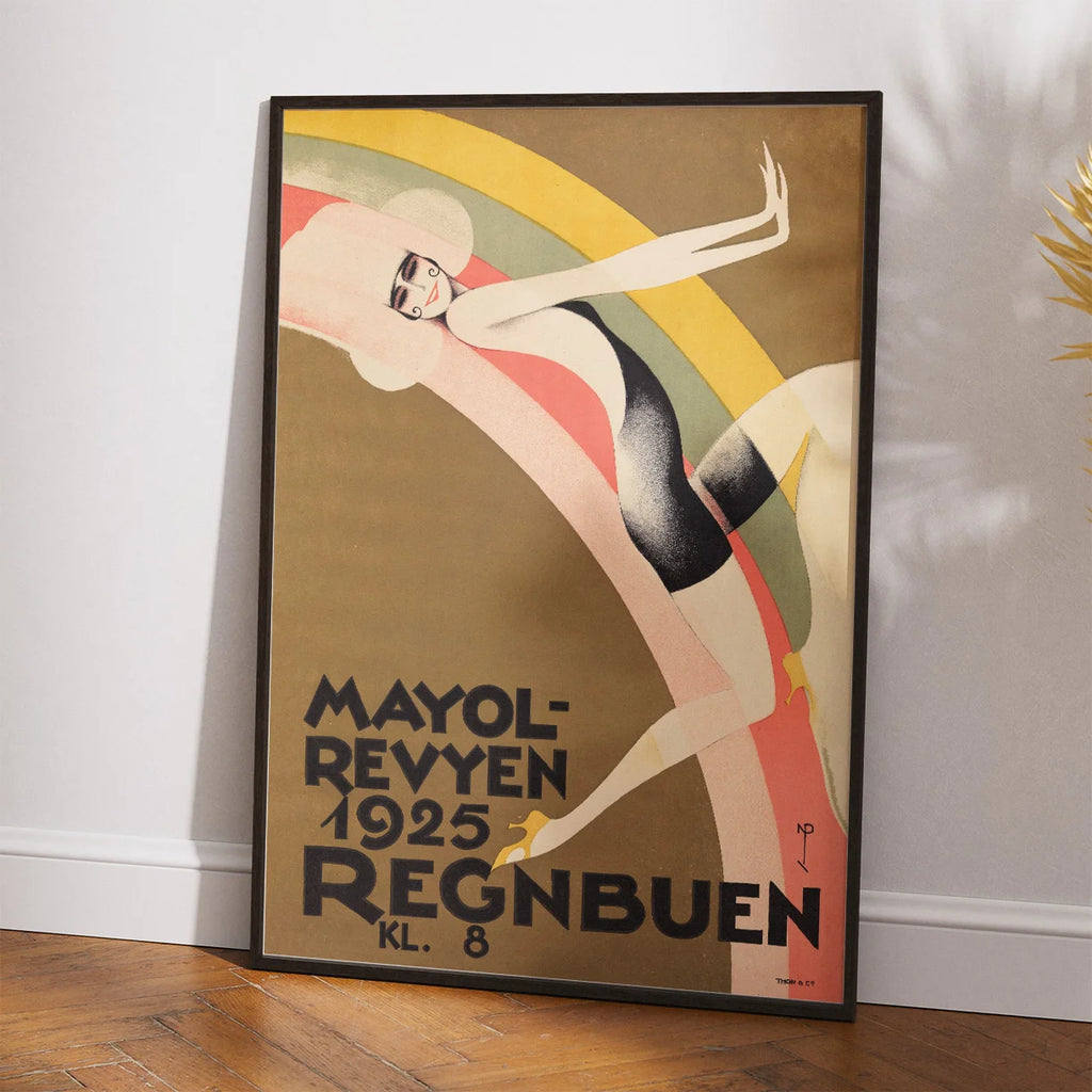 Mayolrevyen "Regnbuen" 1925 - Teaterplakat – billede 2