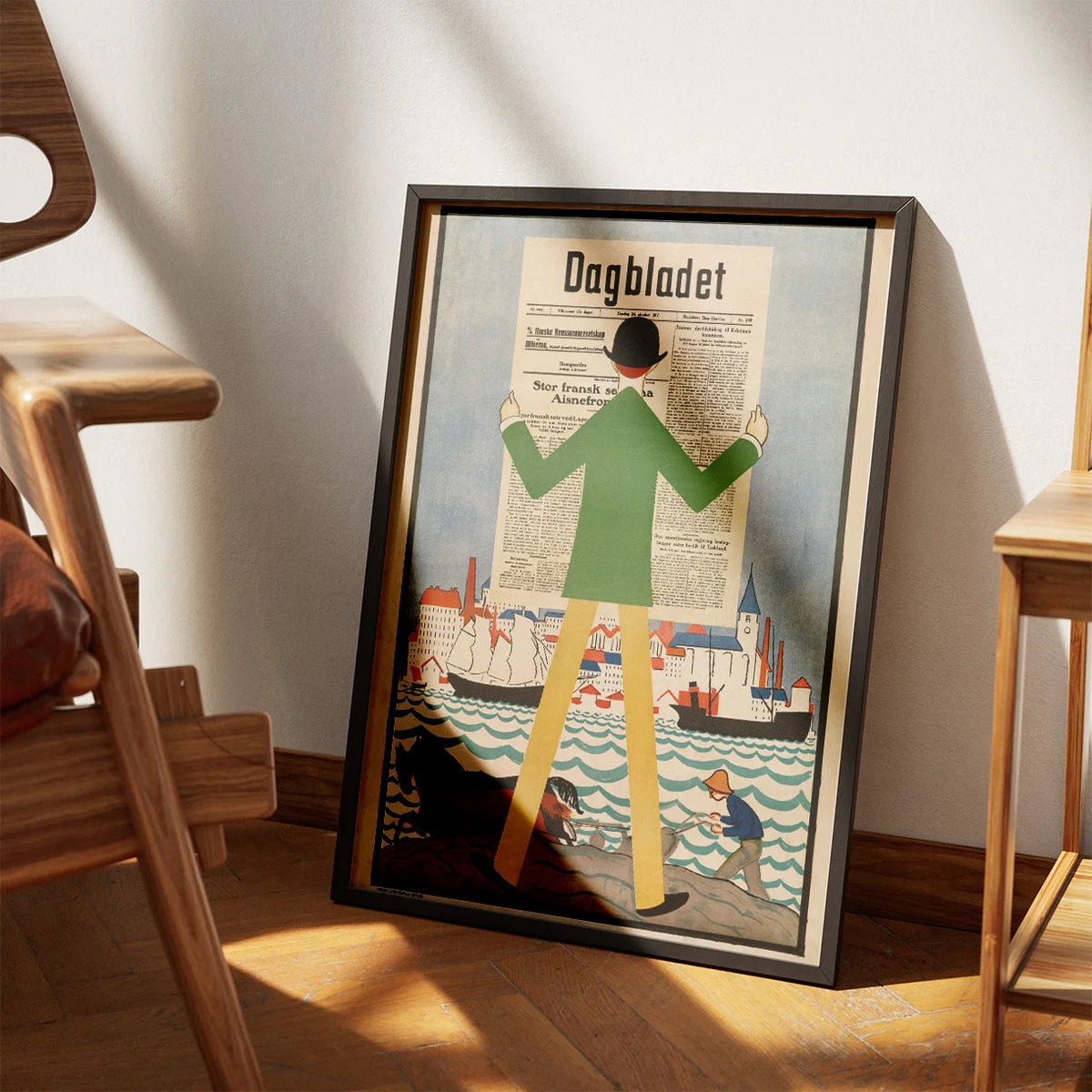 Dagbladet 1917 - Reklameplakat af Per Krohg – billede 3