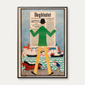 Dagbladet 1917 - Reklameplakat af Per Krohg – billede 1