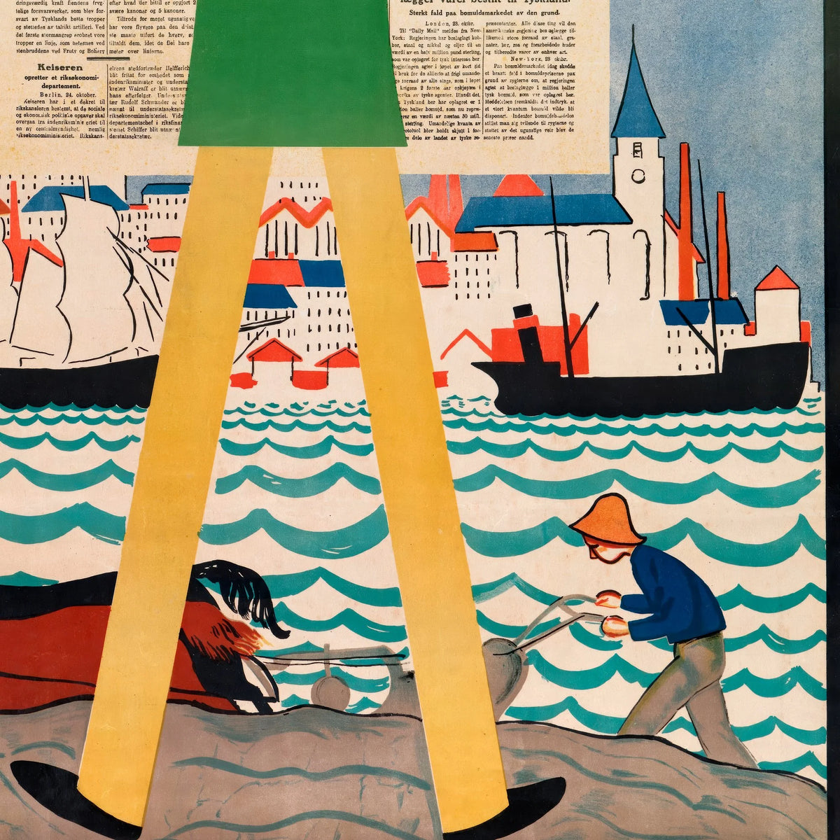 Dagbladet 1917 - Reklameplakat af Per Krohg – billede 4