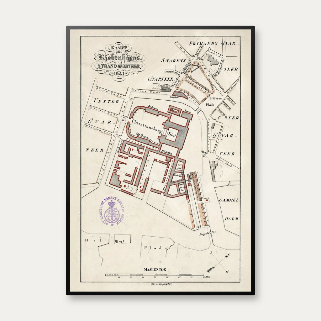 Københavns Strand Qvarteer 1841 – billede 1