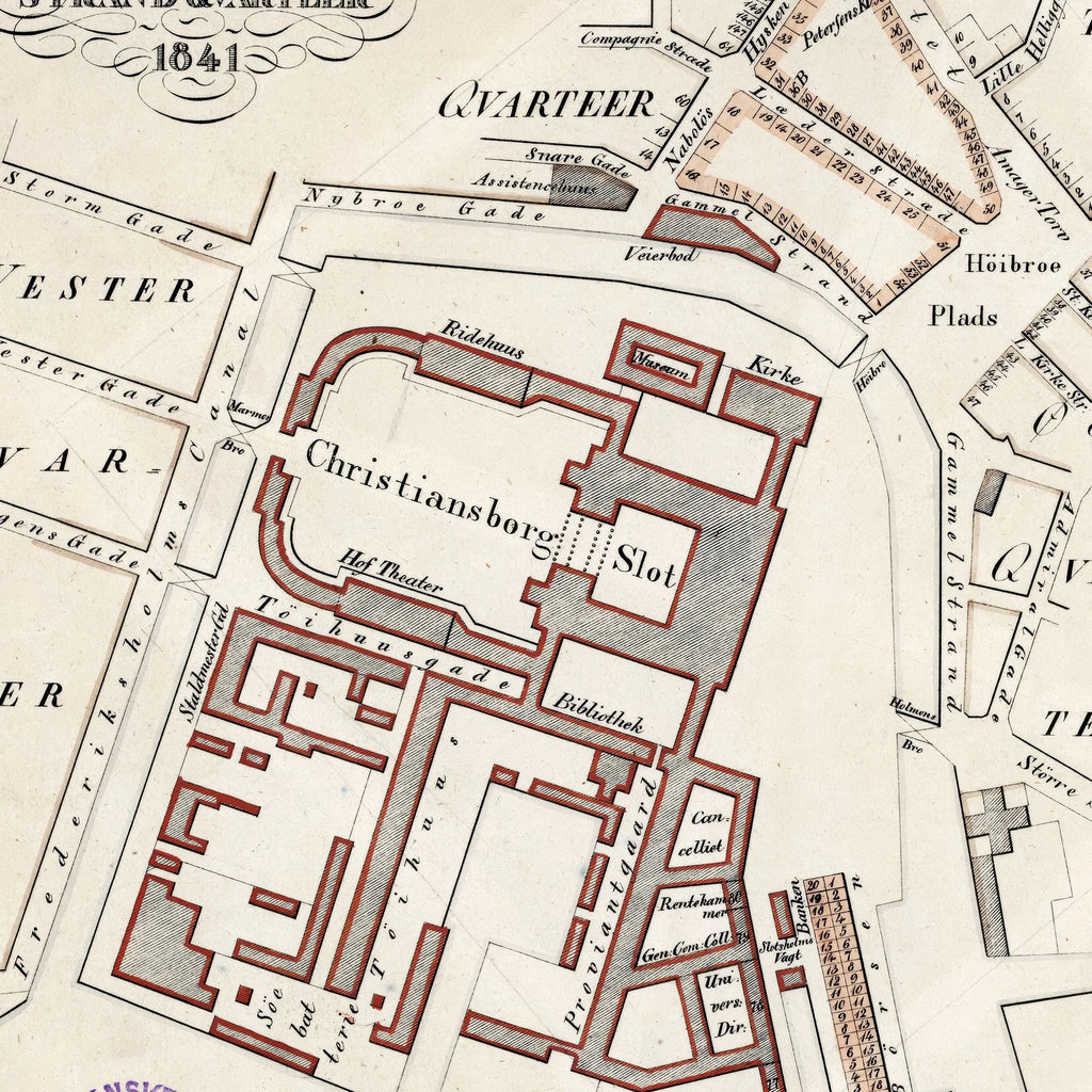 Københavns Strand Qvarteer 1841 – billede 4