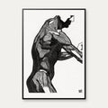 Mandens muskler I - Anatomisk planche fra 1920 – billede 1