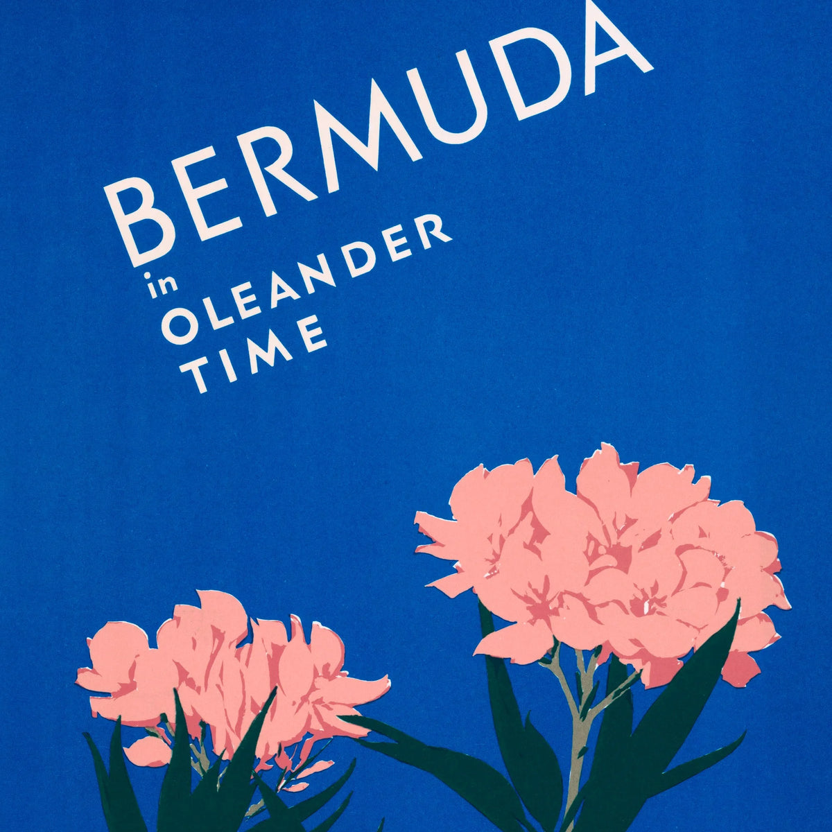Bermuda i oleandertid - Rejseplakat fra 1952 - 44×80 cm – billede 4