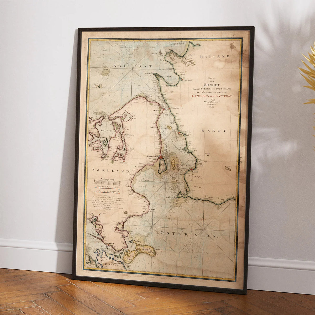 Sundet og Östersøen 1804 - Svensk søkort – billede 2
