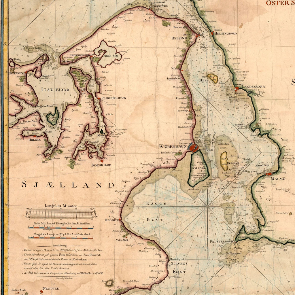 Sundet og Östersøen 1804 - Svensk søkort – billede 4