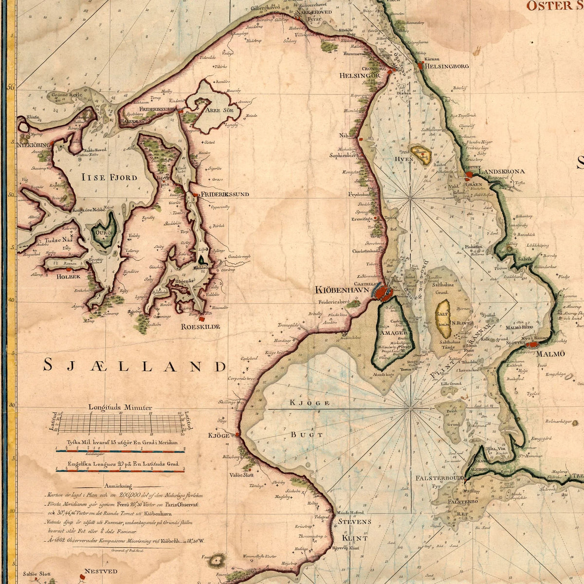 Sundet og Östersøen 1804 - Svensk søkort – billede 4