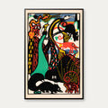 Humoristisk motiv - Wiener Werkstätte postkort fra 1908 – billede 1