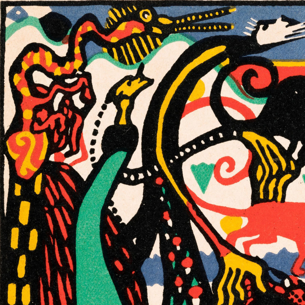 Humoristisk motiv - Wiener Werkstätte postkort fra 1908 – billede 4