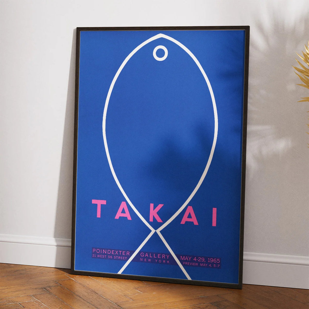 Takai - Moderne kunstplakat fra 1965 – billede 2