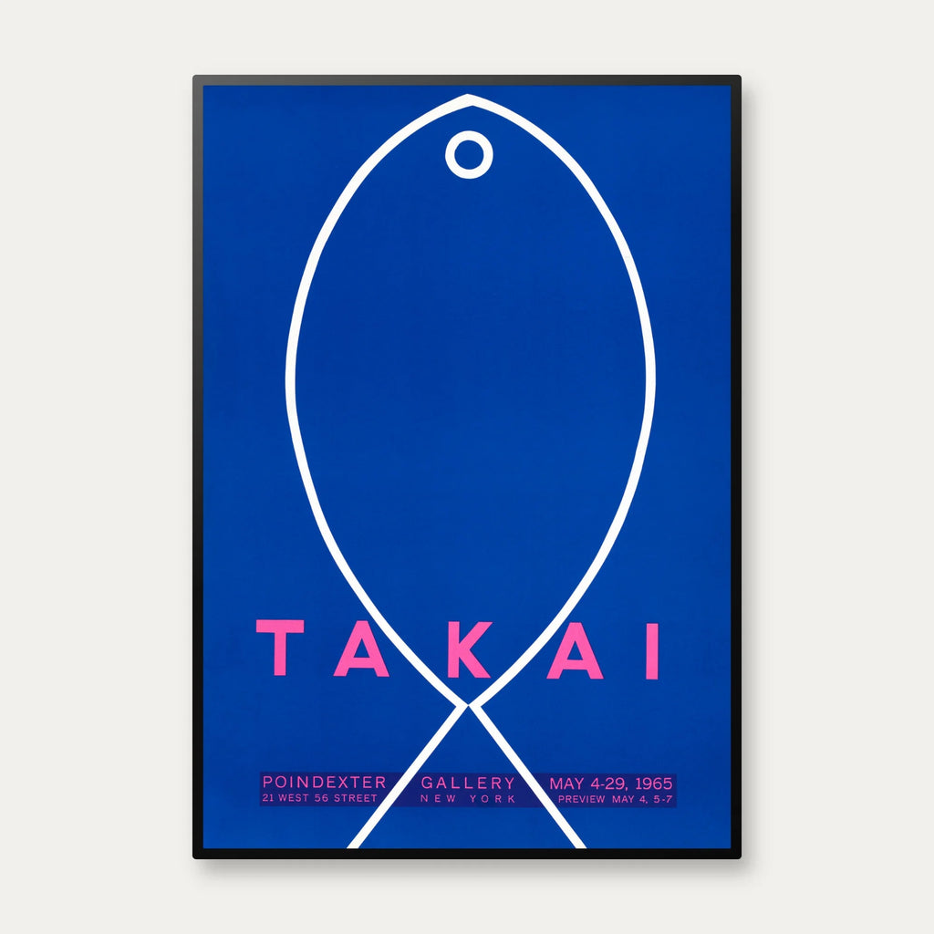 Takai - Moderne kunstplakat fra 1965 – billede 1