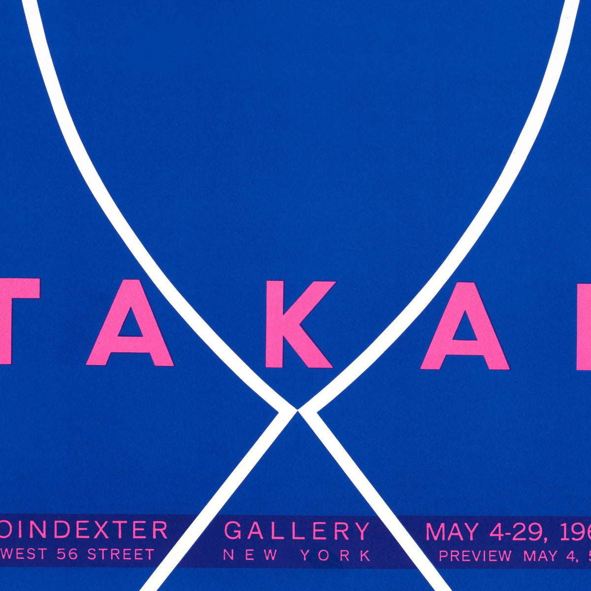Takai - Moderne kunstplakat fra 1965 – billede 4