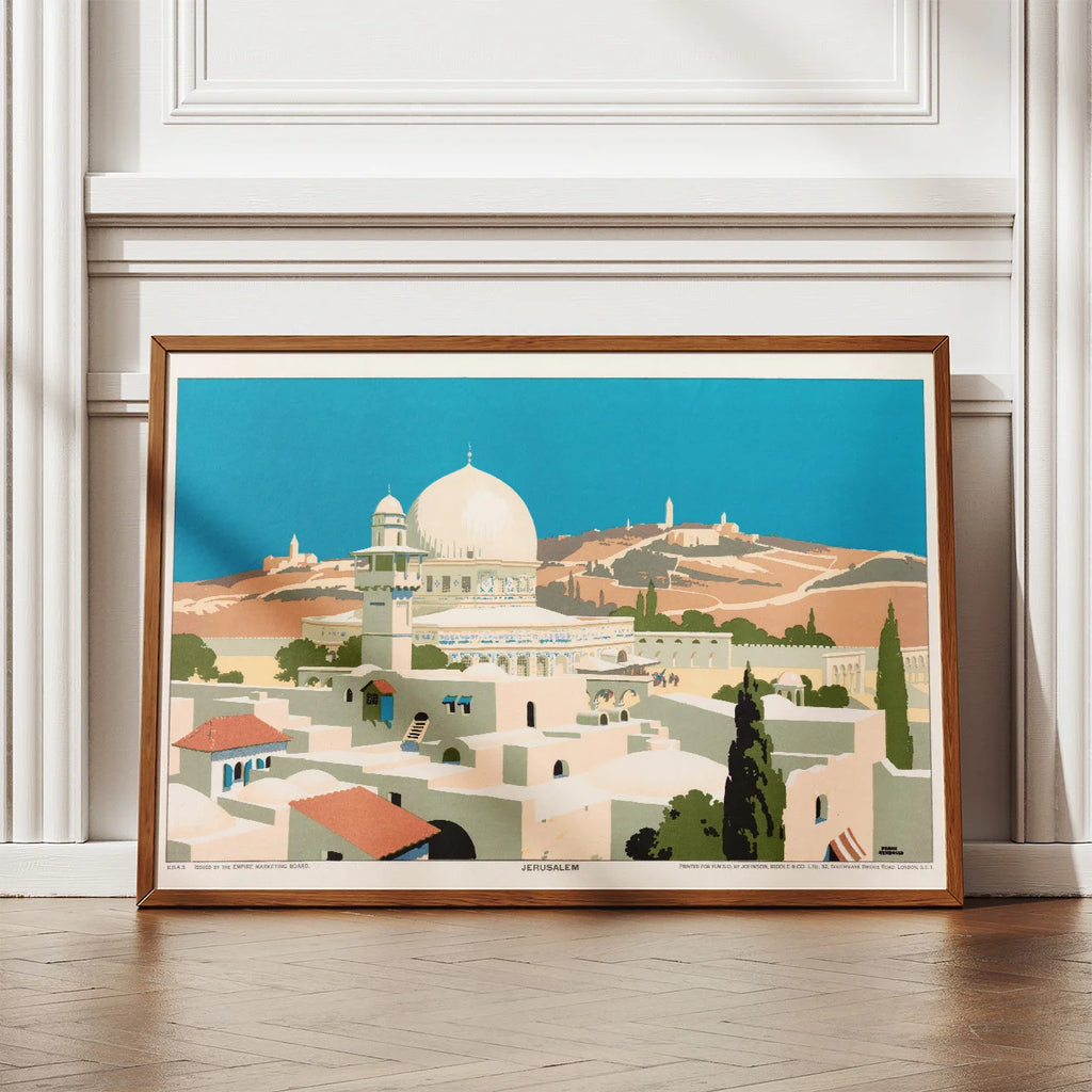 Jerusalem - Rejseplakat af Frank Newbould – billede 2