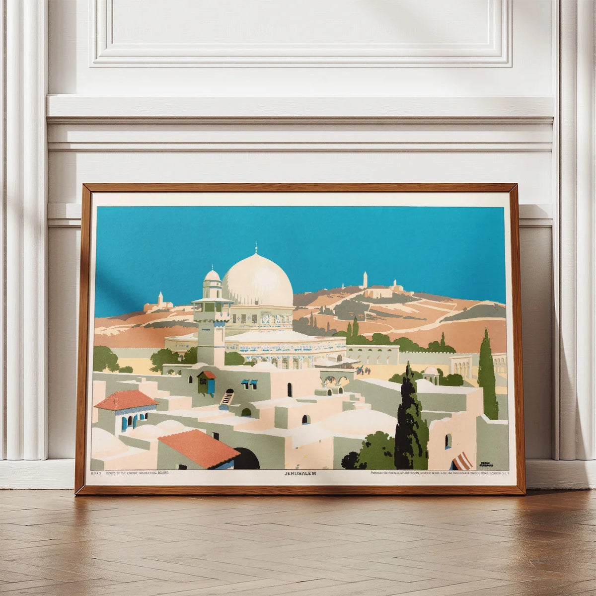 Jerusalem - Rejseplakat af Frank Newbould – billede 2