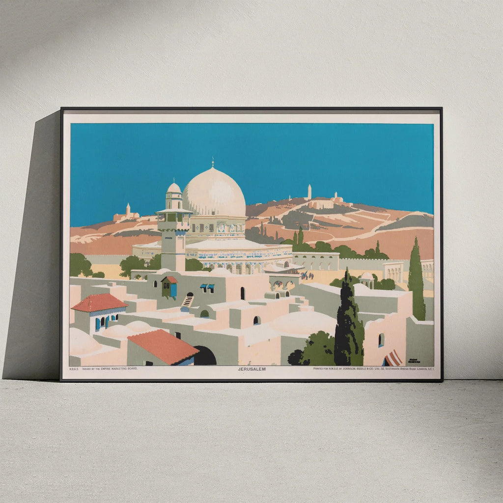 Jerusalem - Rejseplakat af Frank Newbould – billede 3