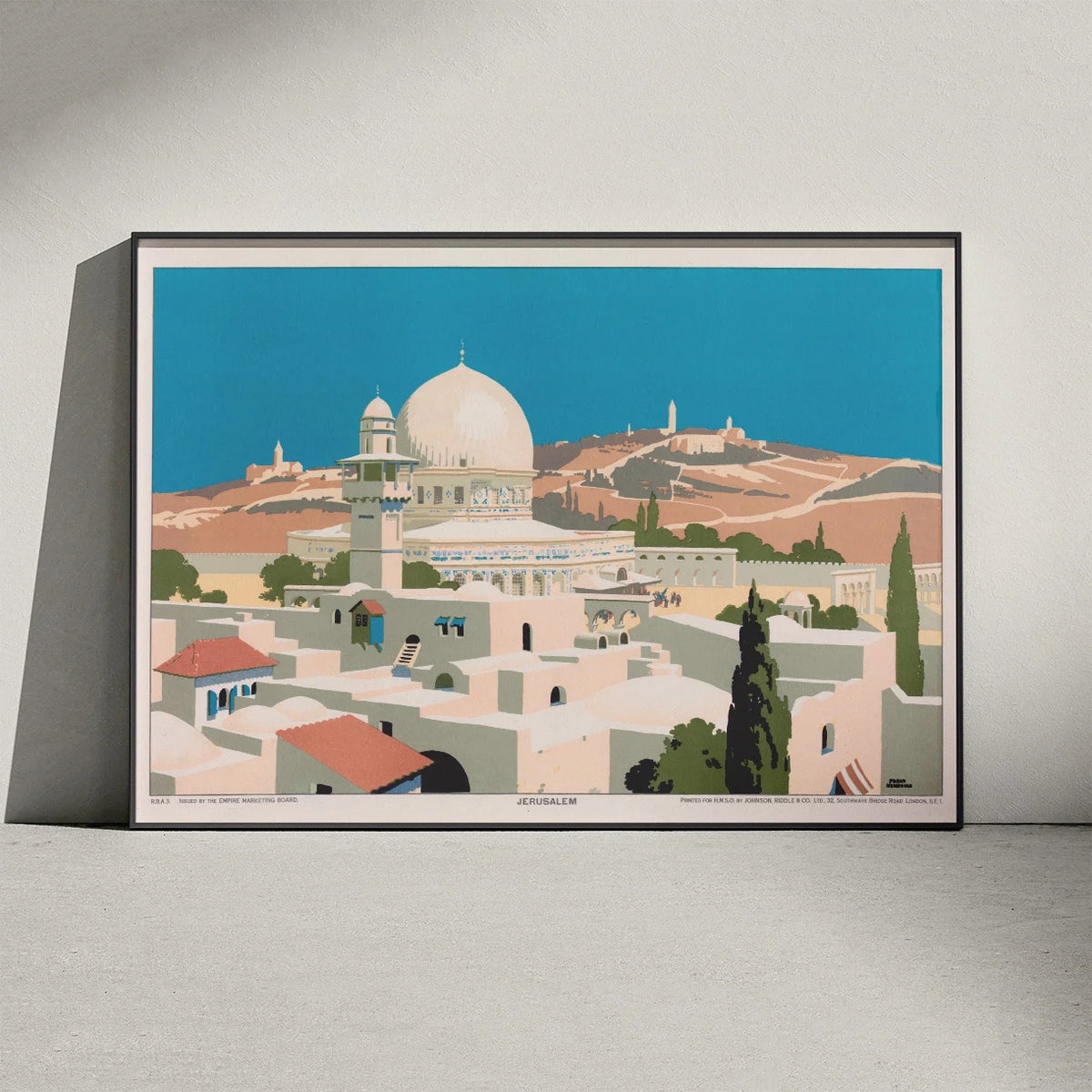 Jerusalem - Rejseplakat af Frank Newbould – billede 3