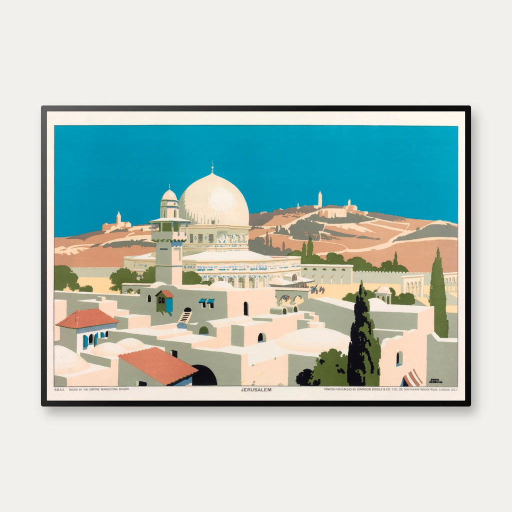 Jerusalem - Rejseplakat af Frank Newbould – billede 1