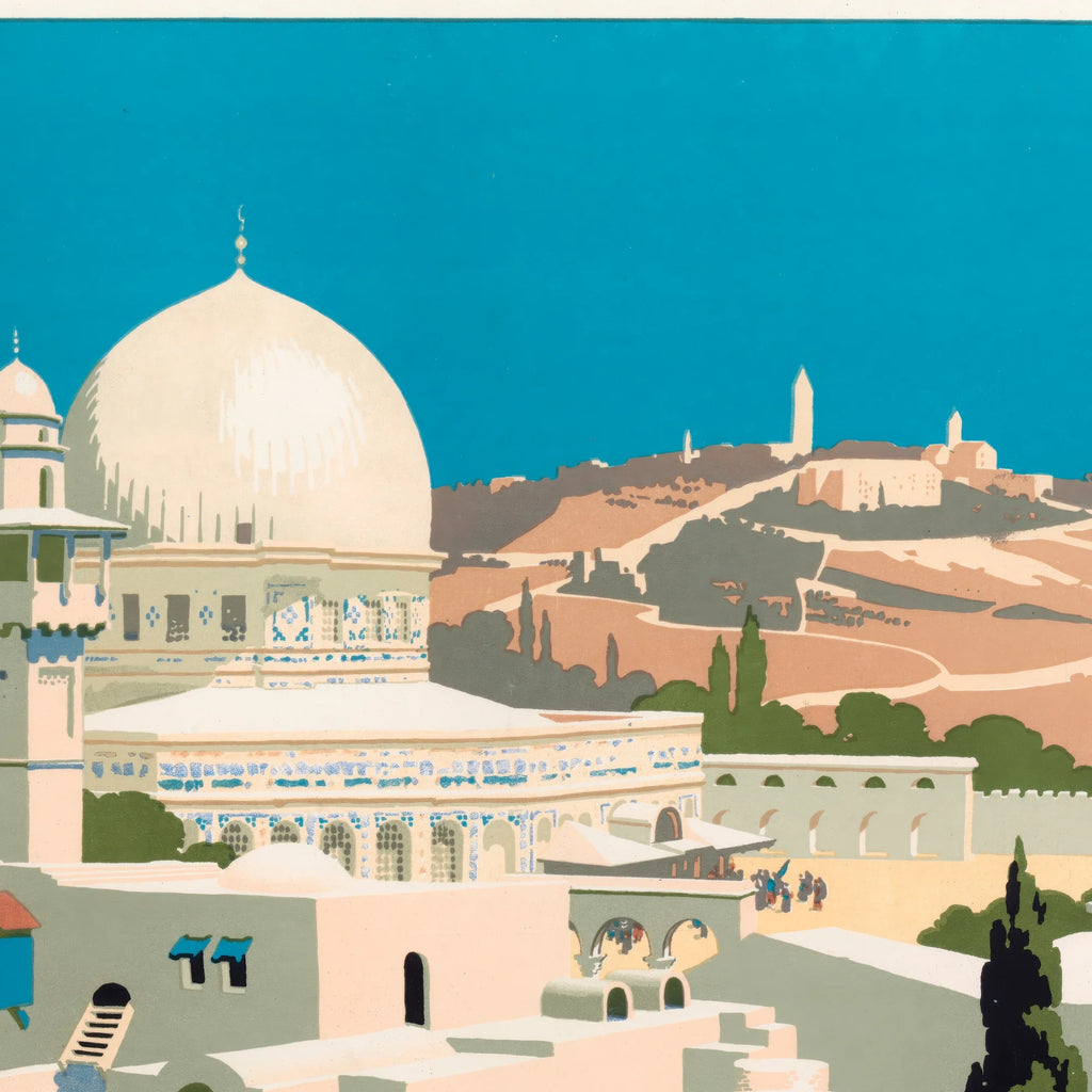 Jerusalem - Rejseplakat af Frank Newbould – billede 4
