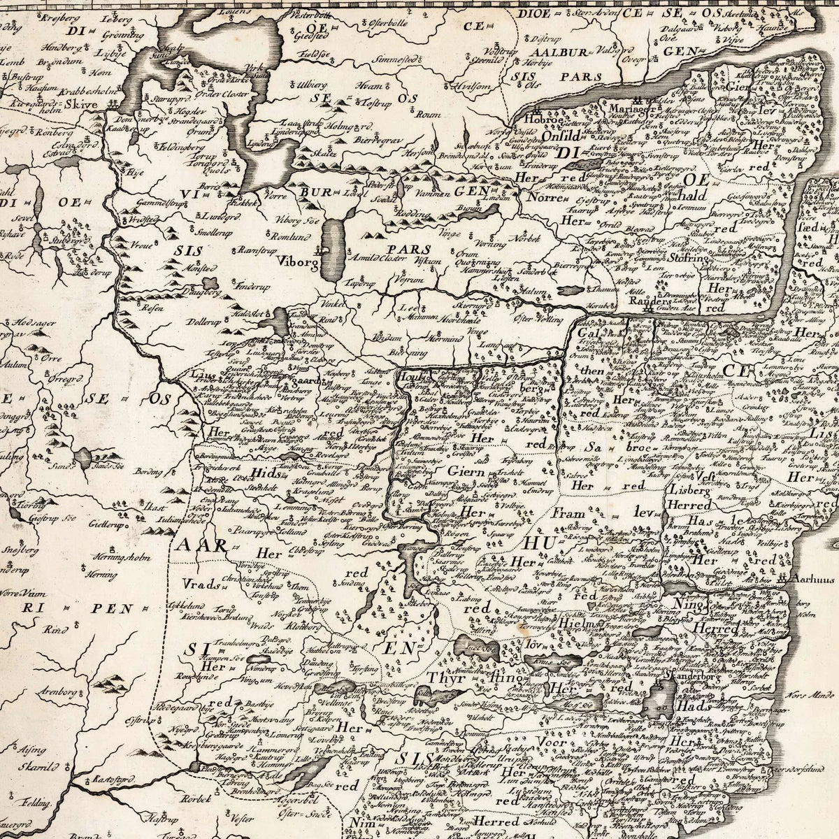 Århus Stift 1767 - Kort over Aarhus egnen – billede 4