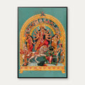 Gudinden Durga - Indisk religiøs kunst – billede 1