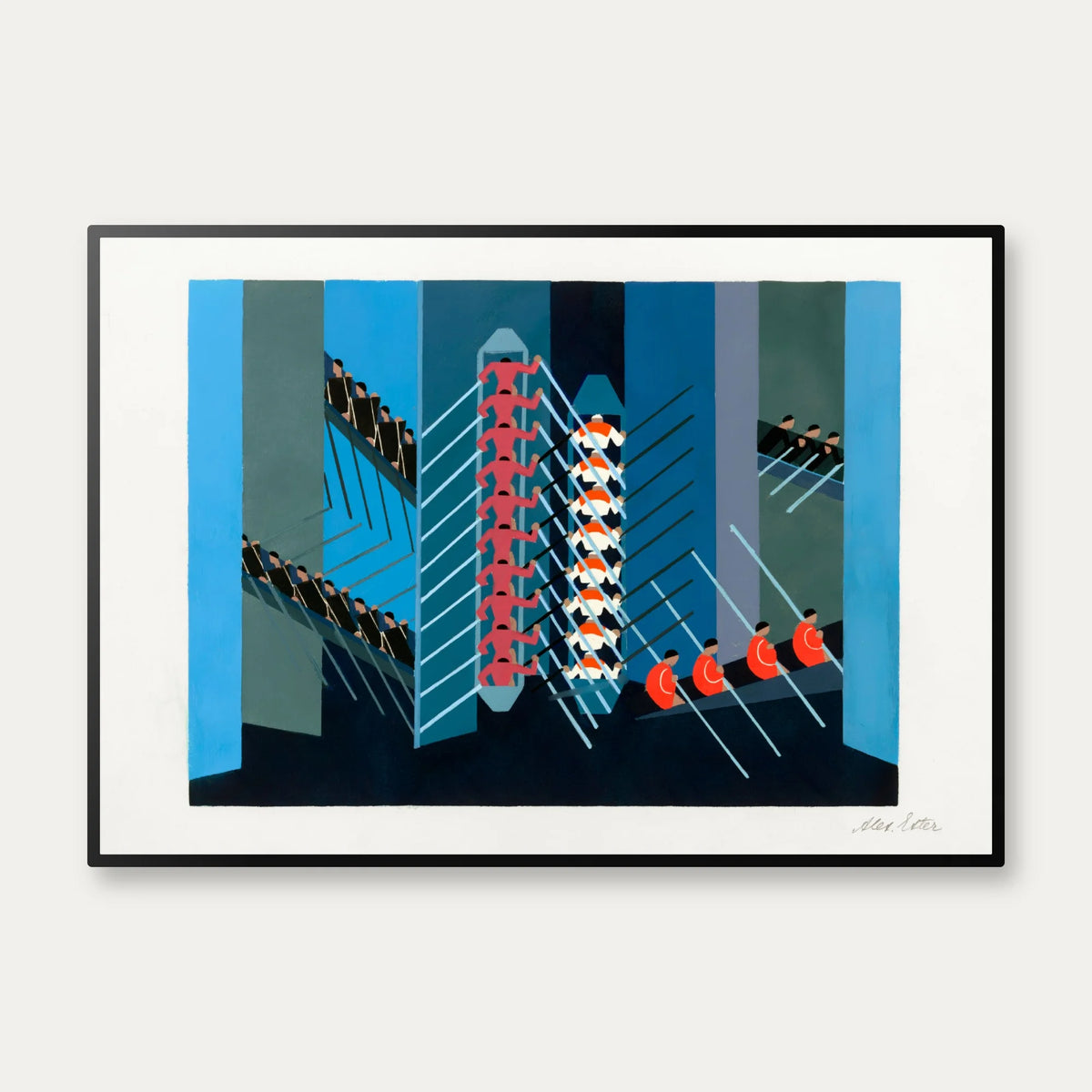 Teatermaquetter - Alexandra Exter kunstplakat fra 1930 – billede 1