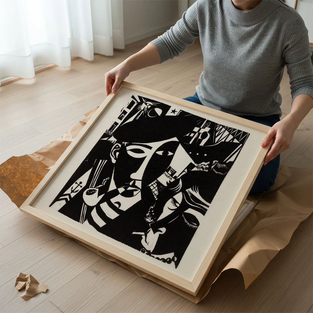 Passagerer - Moderne kunstplakat fra 1935 – billede 2