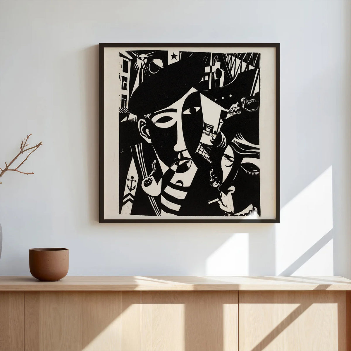 Passagerer - Moderne kunstplakat fra 1935 – billede 3