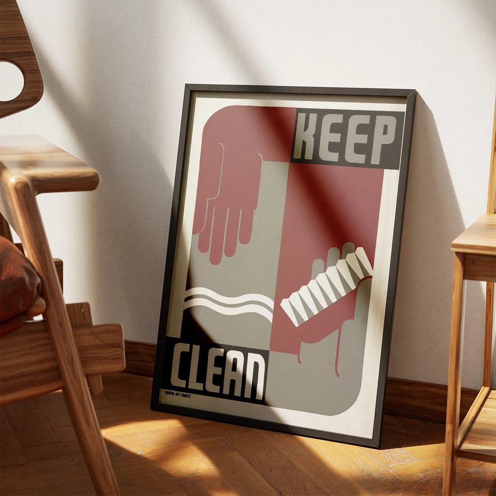 Keep Clean - Vintage plakat fra 1936 – billede 3