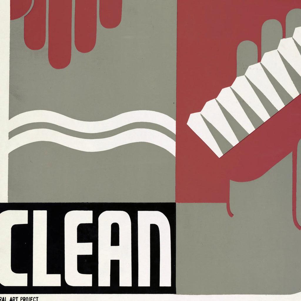 Keep Clean - Vintage plakat fra 1936 – billede 4