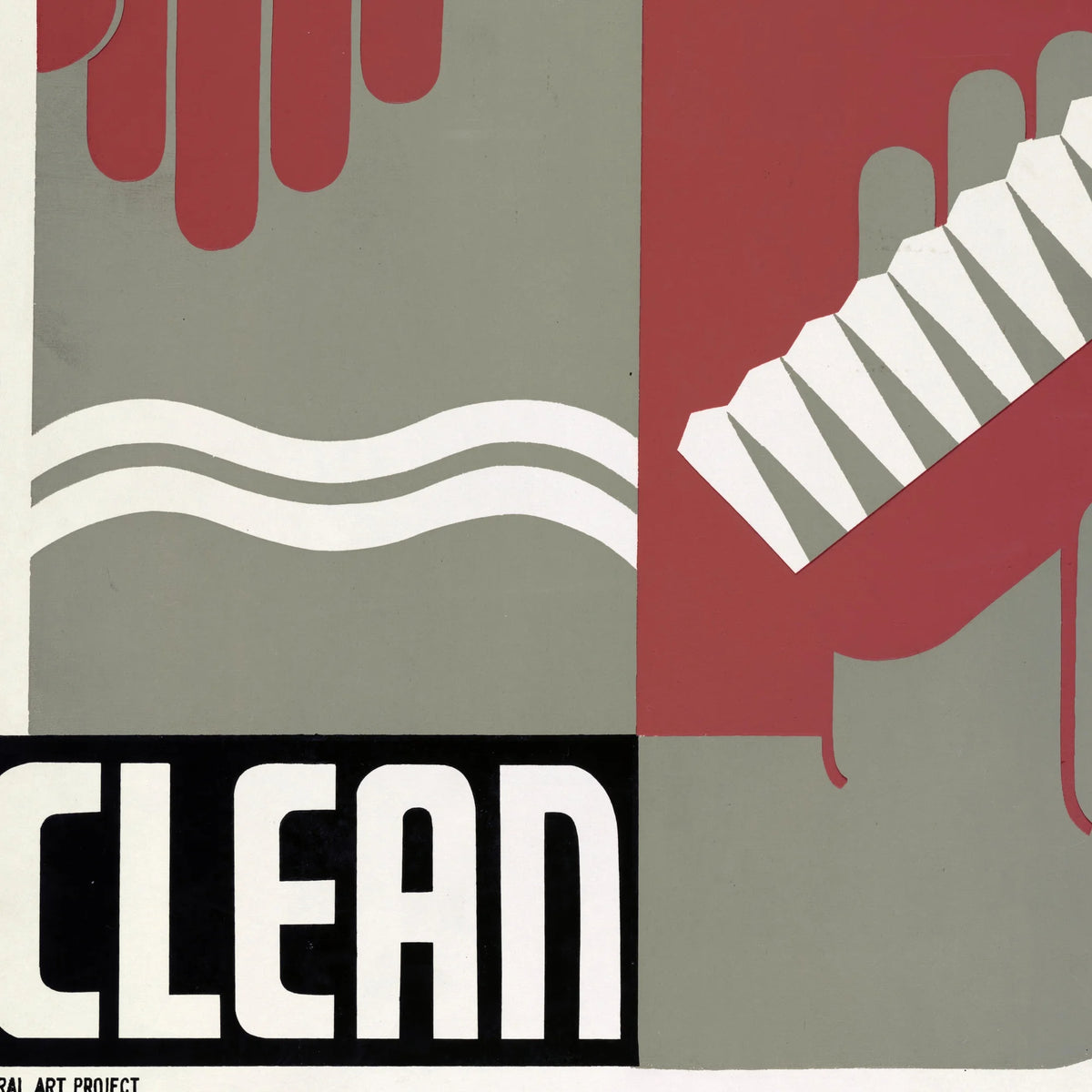 Keep Clean - Vintage plakat fra 1936 – billede 4