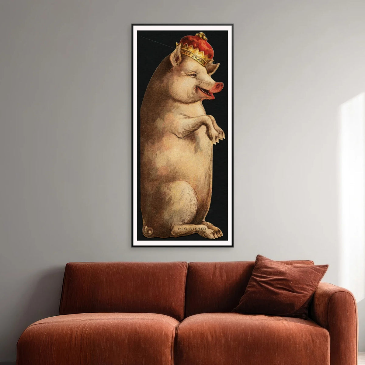 Rex Brand - Reklameplakat for konserves og kødprodukter - 32×70 cm – billede 2