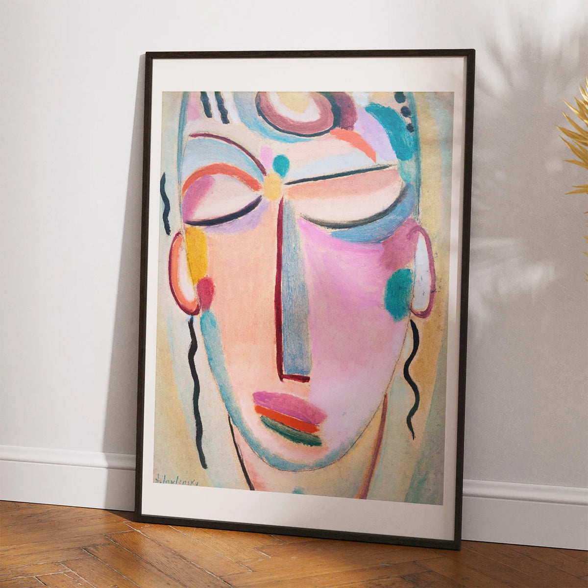 Meditation - Kunstplakat af Alexej von Jawlensky fra 1918 – billede 2
