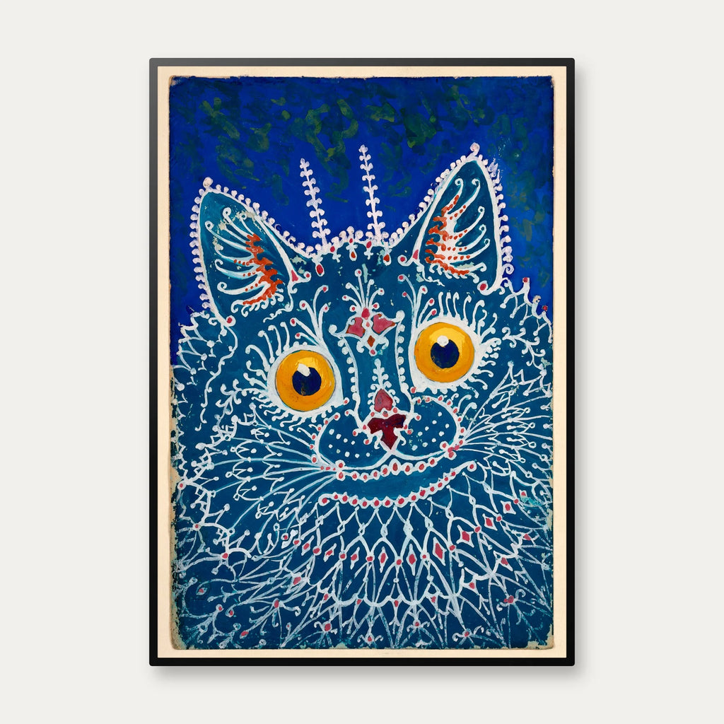 Kat i gotisk stil 1925 - Louis Wain – billede 1