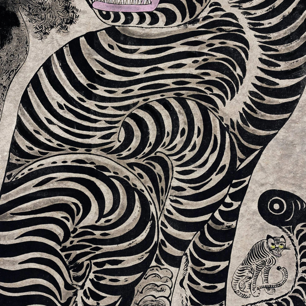 Talismanisk tiger - Japansk kunstplakat – billede 4