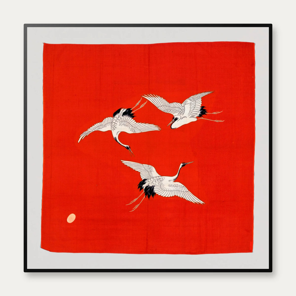 Furoshiki - Japansk tekstilkunst med fuglemotiv – billede 1