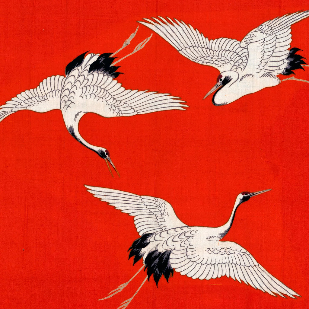 Furoshiki - Japansk tekstilkunst med fuglemotiv – billede 4