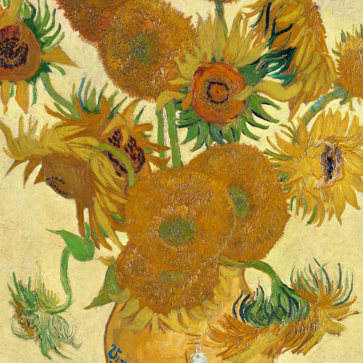 Solsikker - Maleri af Vincent van Gogh fra 1888 – billede 4