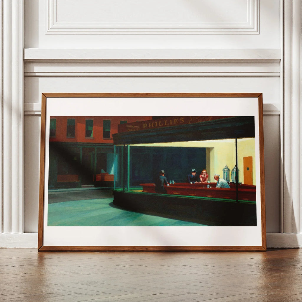 Nighthawks - Maleri af Edward Hopper fra 1942 – billede 2