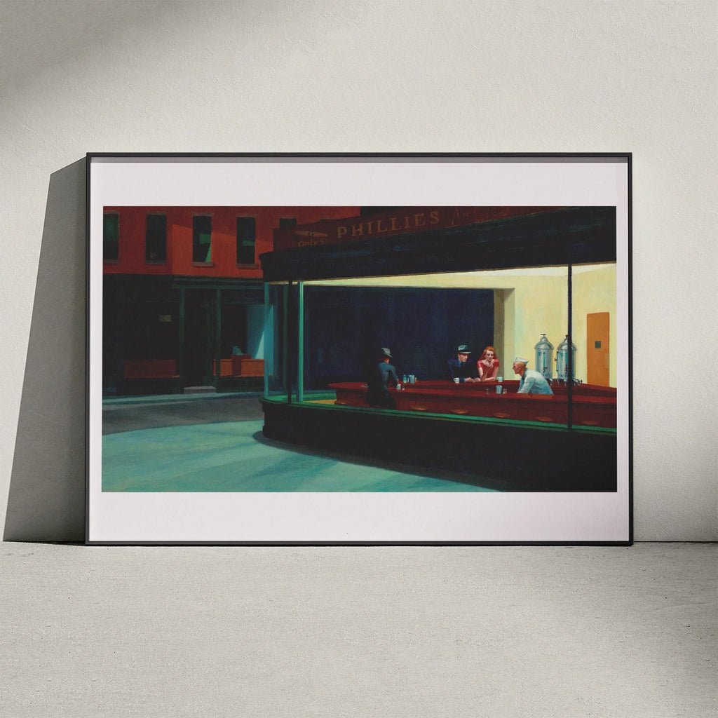 Nighthawks - Maleri af Edward Hopper fra 1942 – billede 3