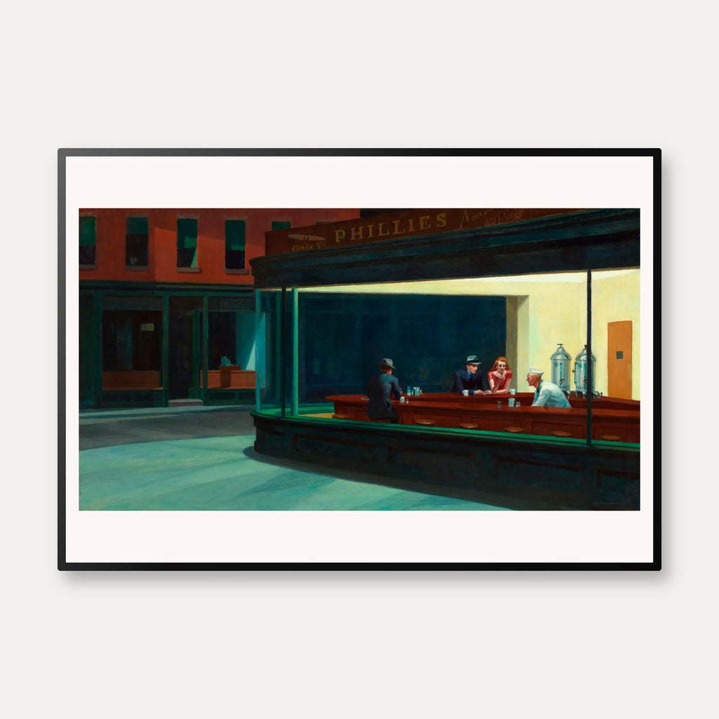 Nighthawks - Maleri af Edward Hopper fra 1942 – billede 1